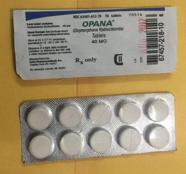 Buy Opana ER 40mg Online